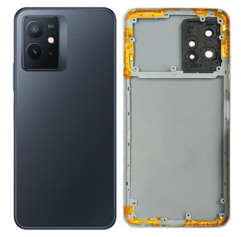 iQOO Z6 5G Full Body Housing Replacement Back Frame Middle Chassis with Side Keys – Black, Blue & White